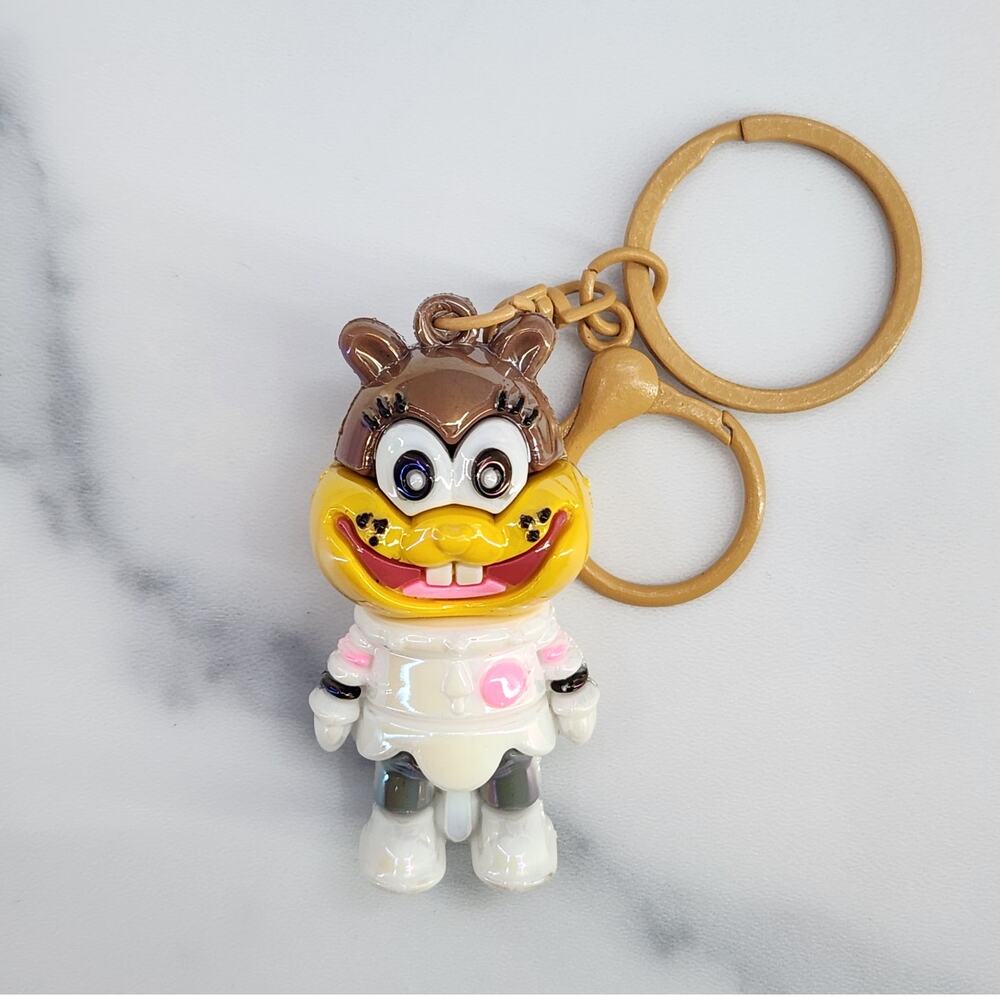 Sandy Cheeks 3D Figure Keychain & Bag Charm SpongeBob SquarePants Character